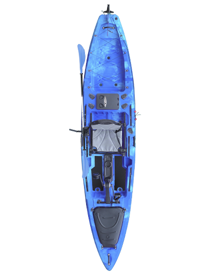 kayak mikana azul exclusive remo negro